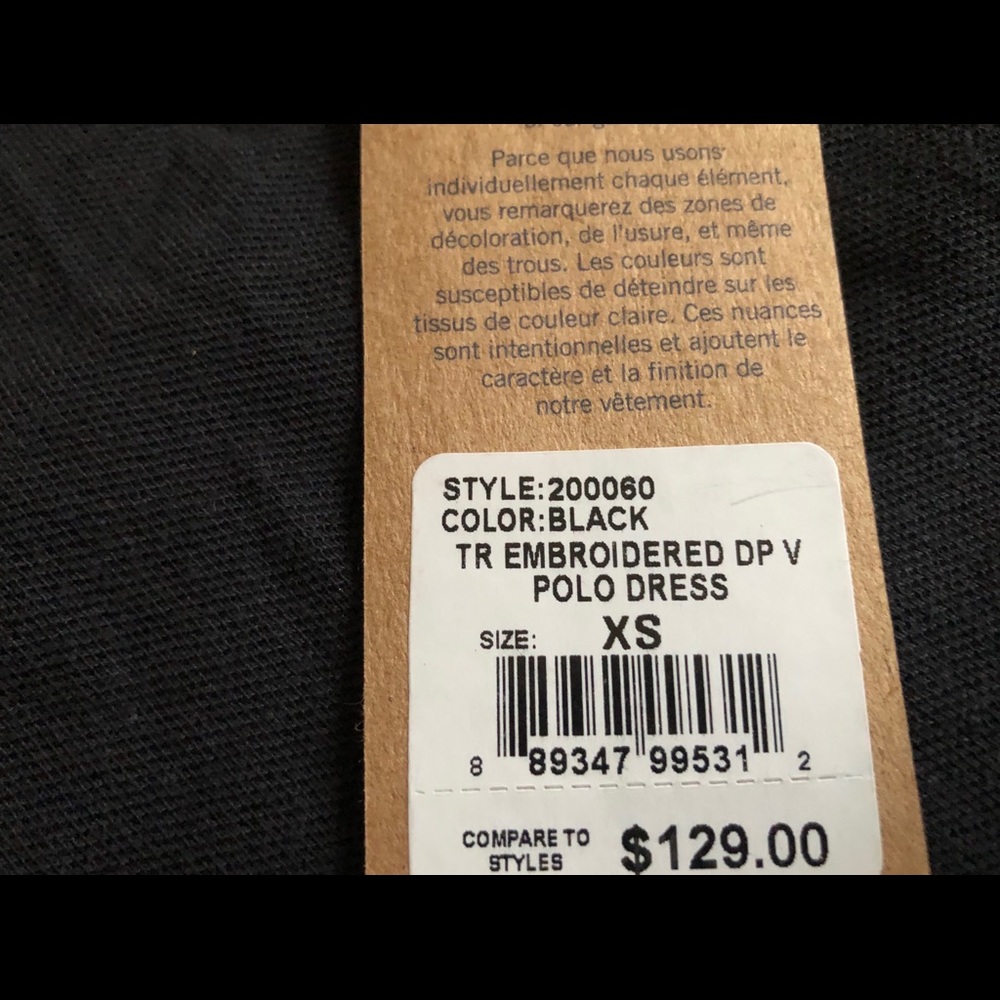 True Religion Embroidered DP V Neck Dress - Picture 8 of 8